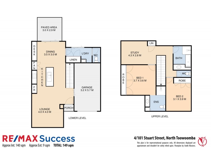 4/101 Stuart Street, North Toowoomba QLD 4350 Floorplan