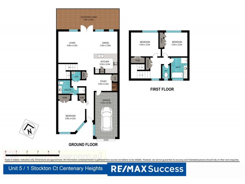 5/1 Stockton Court, Centenary Heights QLD 4350 Floorplan