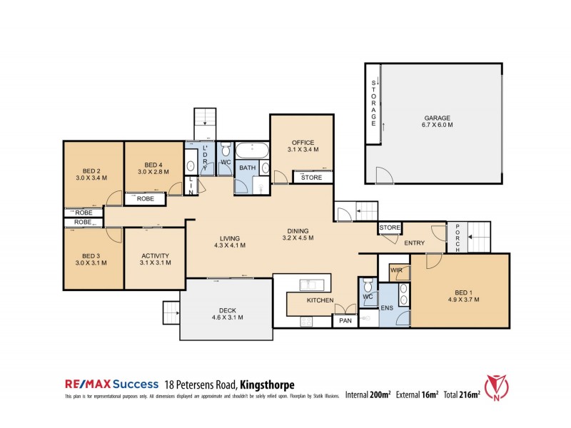 18 Petersens Road, Kingsthorpe QLD 4400 Floorplan