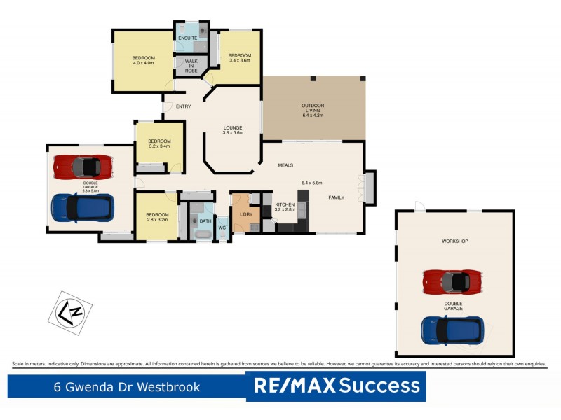 6 Gwenda Drive, Westbrook QLD 4350 Floorplan
