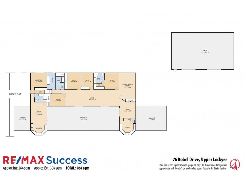 76 Dobel Drive, Upper Lockyer QLD 4352 Floorplan