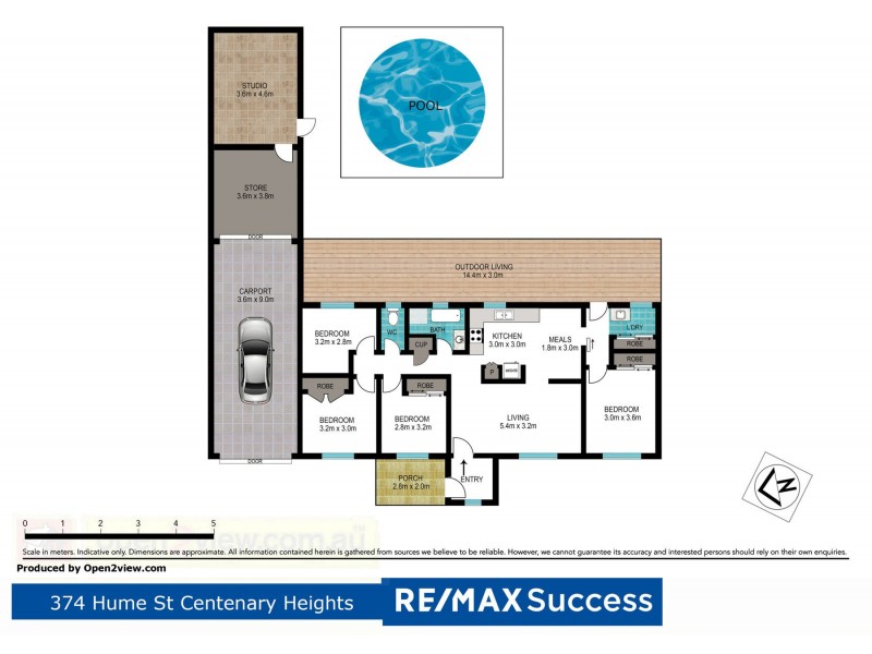 374 Hume Street, Centenary Heights QLD 4350 Floorplan
