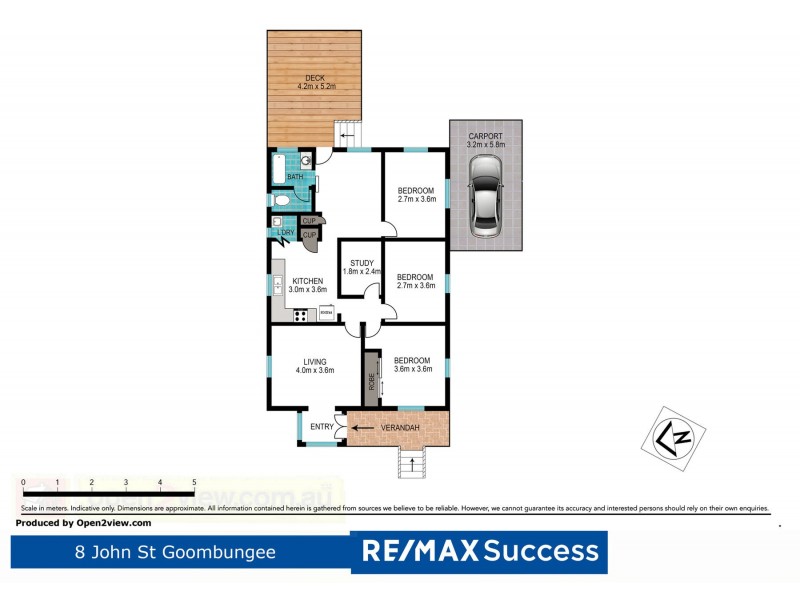 8 John Street, Goombungee QLD 4354 Floorplan