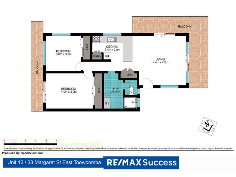 12/33 Margaret Street, East Toowoomba QLD 4350 Floorplan