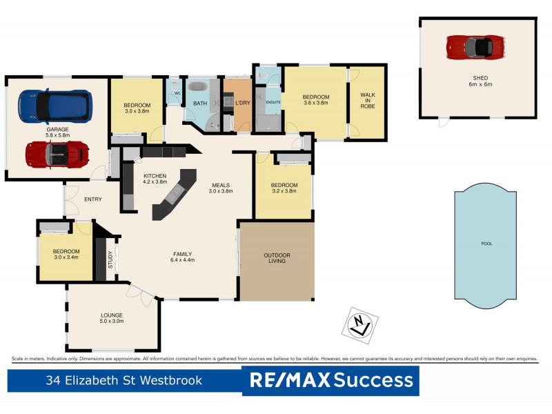 34 Elizabeth Street, Westbrook QLD 4350 Floorplan