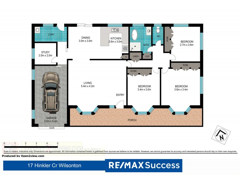 17 Hinkler Crescent, Wilsonton QLD 4350 Floorplan