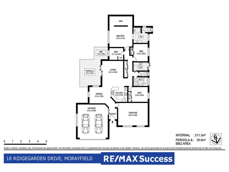 18 Ridgegarden Drive, Morayfield QLD 4506 Floorplan