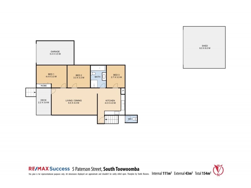 5 Paterson Street, South Toowoomba QLD 4350 Floorplan