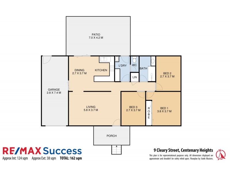 9 Cleary Street, Centenary Heights QLD 4350 Floorplan