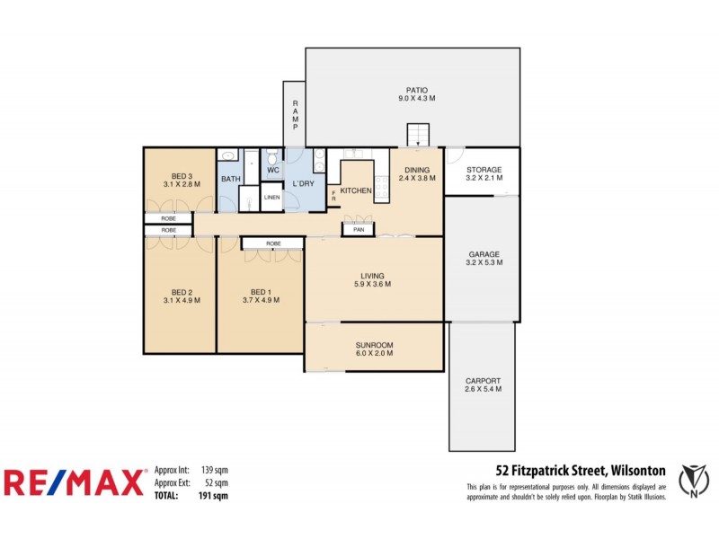 52 Fitzpatrick Street, Wilsonton QLD 4350 Floorplan