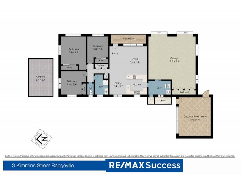 3 Kimmins Street, Rangeville QLD 4350 Floorplan