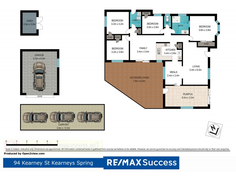 94 Kearney Street, Kearneys Spring QLD 4350 Floorplan