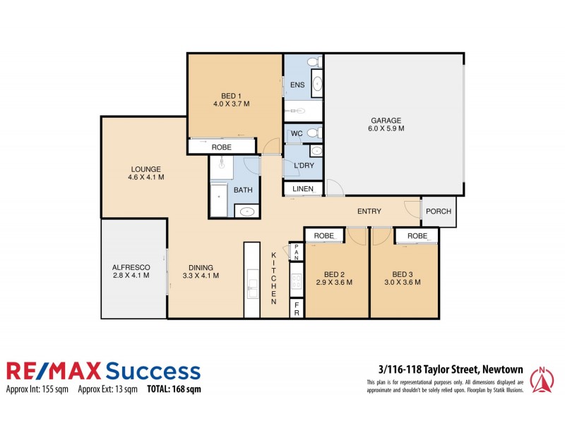 3/116-118 Taylor Street, Newtown QLD 4350 Floorplan