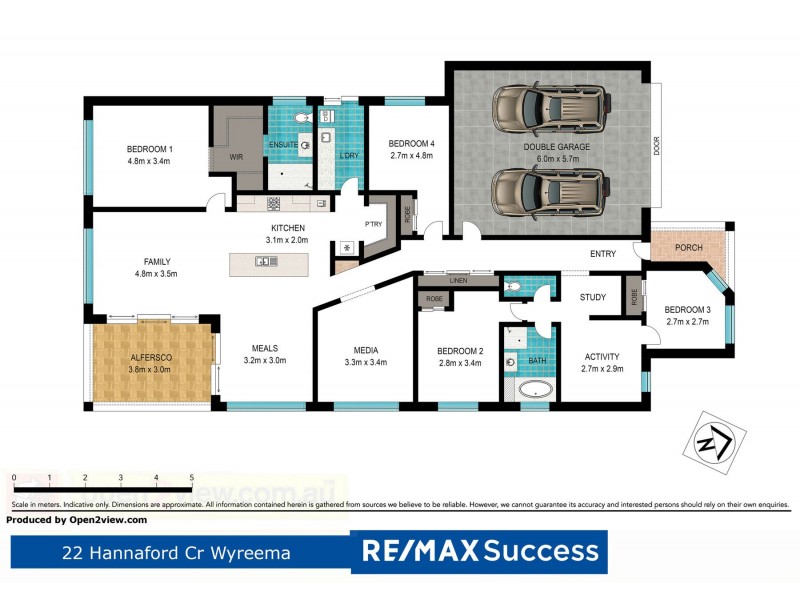 22 Hannaford Crescent, Wyreema QLD 4352 Floorplan