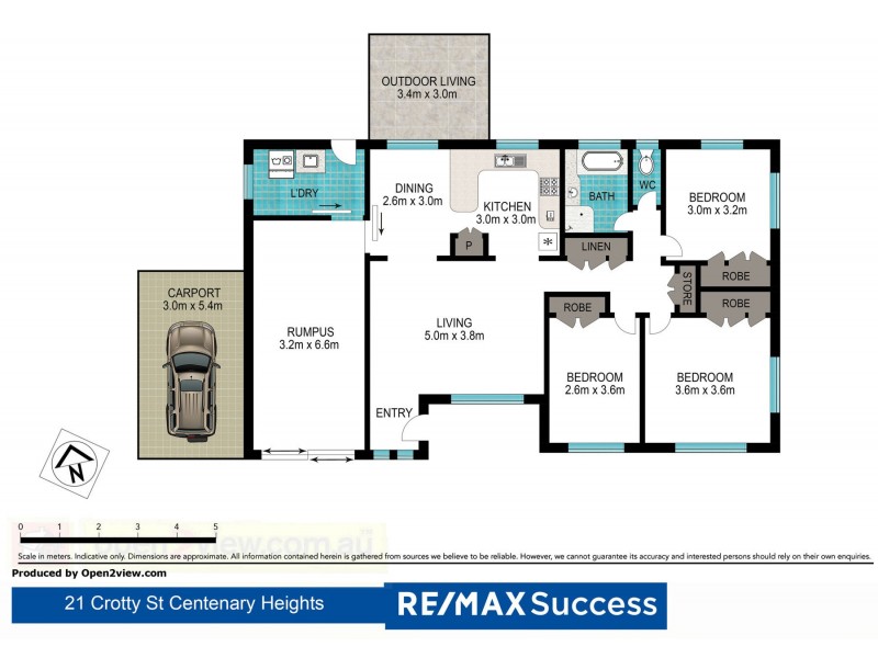 21 Crotty Street, Centenary Heights QLD 4350 Floorplan