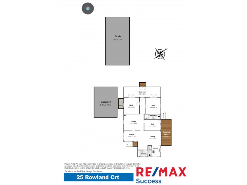 25 Rowland Court, Gowrie Mountain QLD 4350 Floorplan