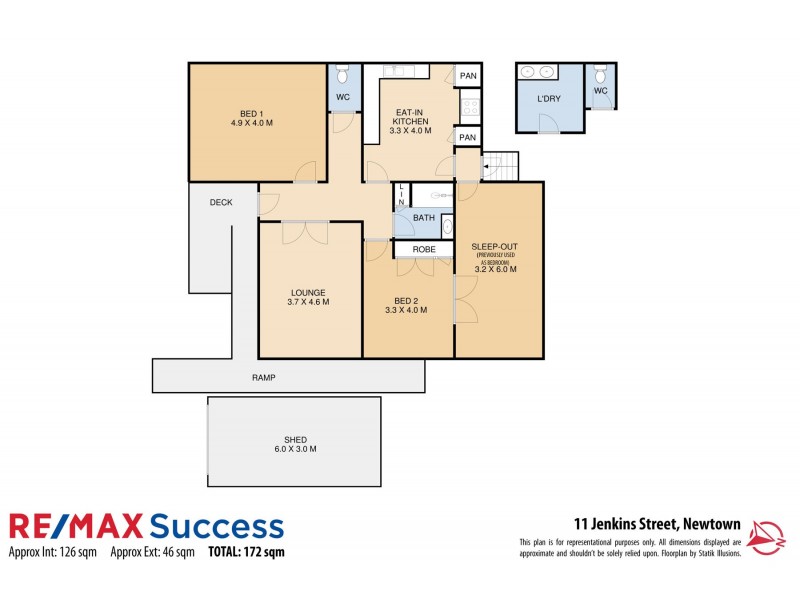 11 Jenkins Street, Newtown QLD 4350 Floorplan
