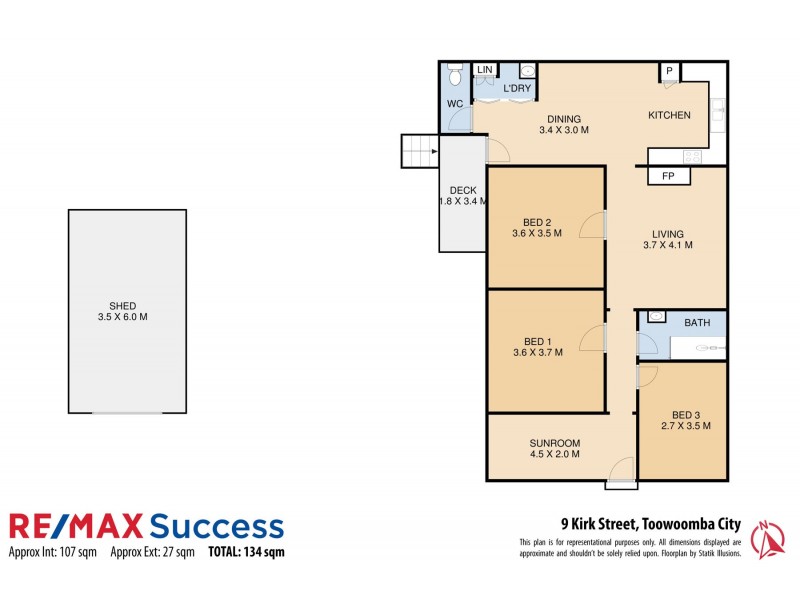 9 Kirk Street, Toowoomba City QLD 4350 Floorplan