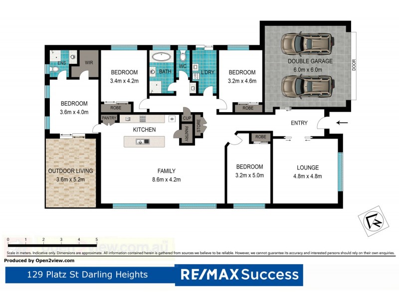 129 Platz Street, Darling Heights QLD 4350 Floorplan