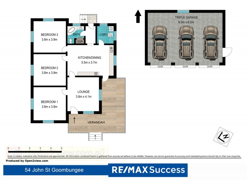 54 John Street, Goombungee QLD 4354 Floorplan