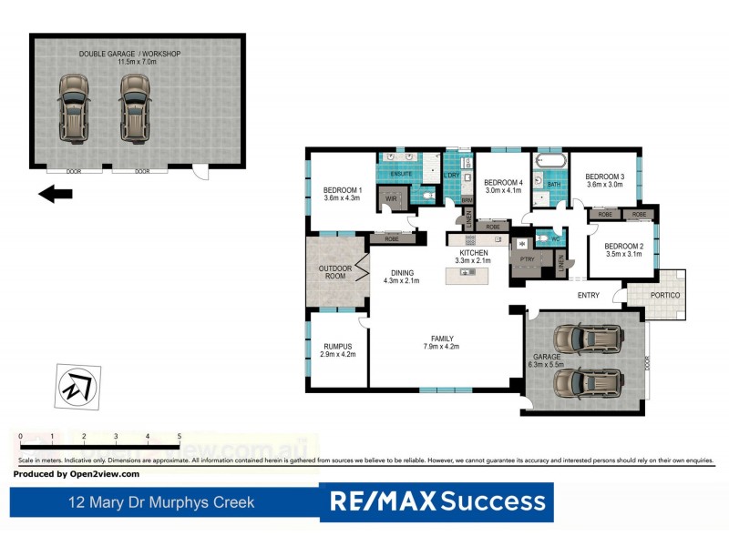 12 Mary Drive, Murphys Creek QLD 4352 Floorplan
