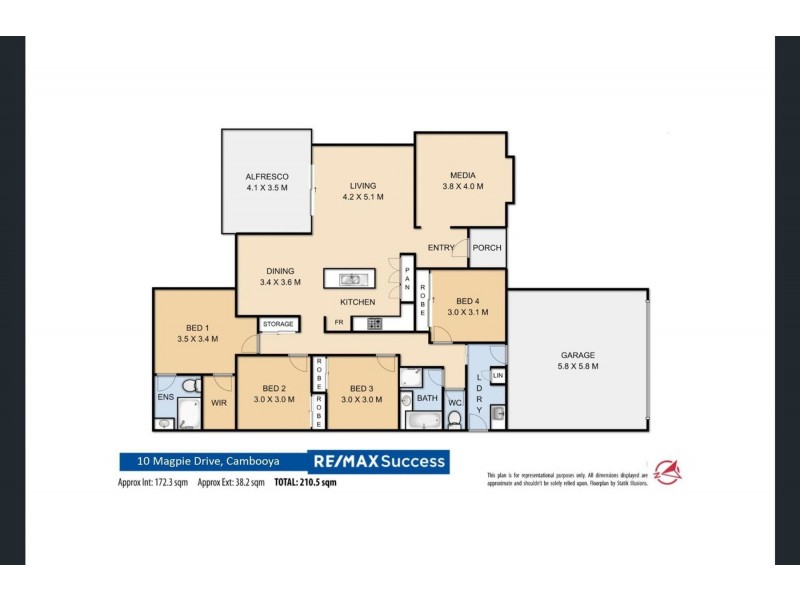 10 Magpie Drive, Cambooya QLD 4358 Floorplan