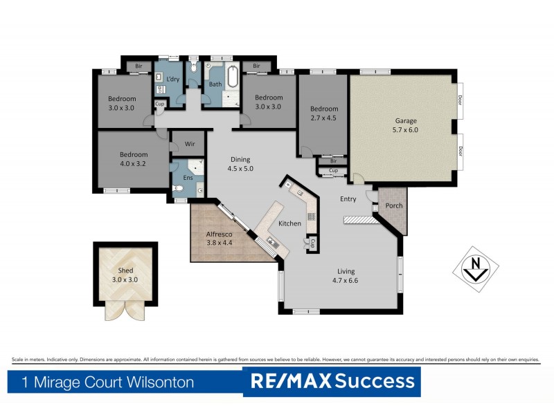 1 Mirage Court, Wilsonton QLD 4350 Floorplan