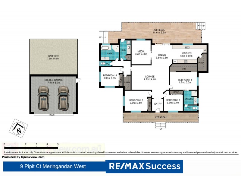 9 Pipit Court, Meringandan West QLD 4352 Floorplan