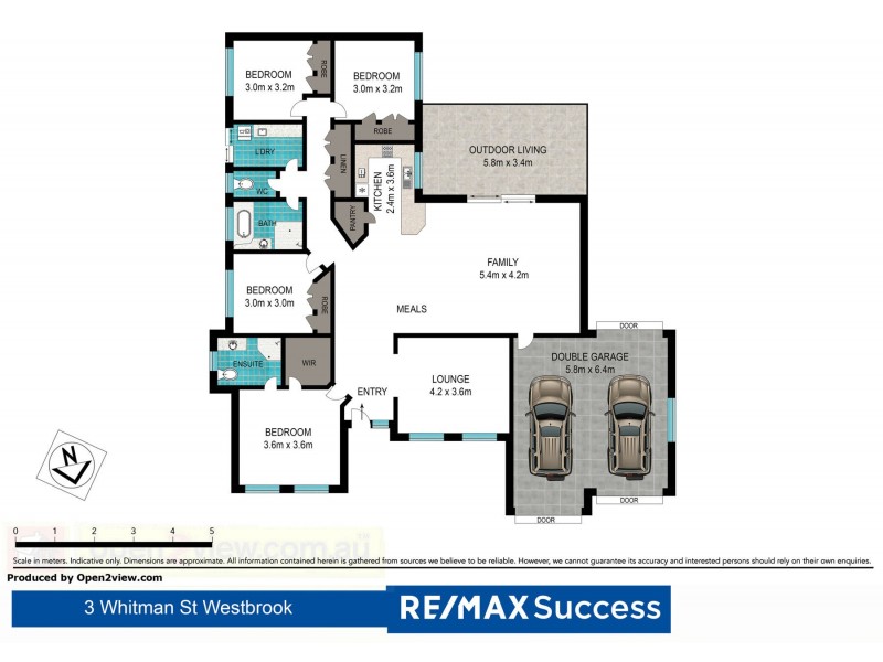 3 Whitman Street, Westbrook QLD 4350 Floorplan