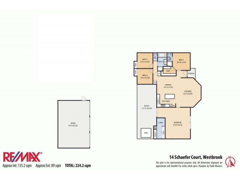 14 Schaefer Court, Westbrook QLD 4350 Floorplan