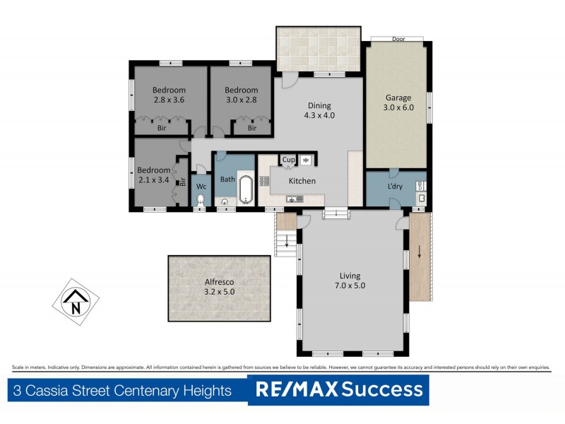 3 Cassia Street, Centenary Heights QLD 4350 Floorplan