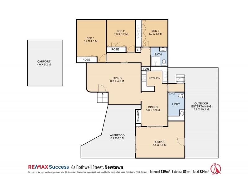 6A Bothwell Street, Newtown QLD 4350 Floorplan