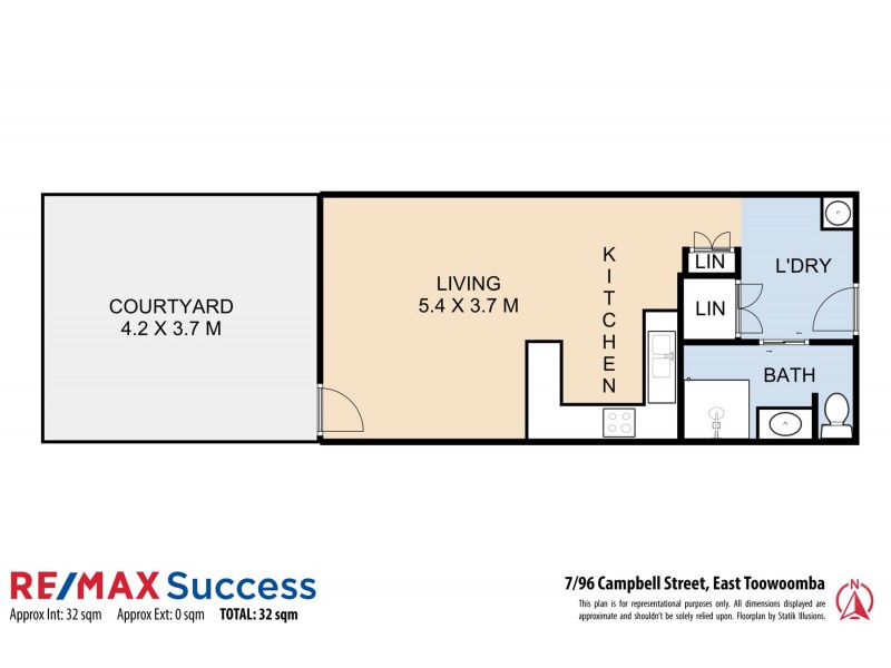 7/96 Campbell Street, East Toowoomba QLD 4350 Floorplan