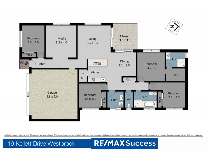 19 Kellett Drive, Westbrook QLD 4350 Floorplan