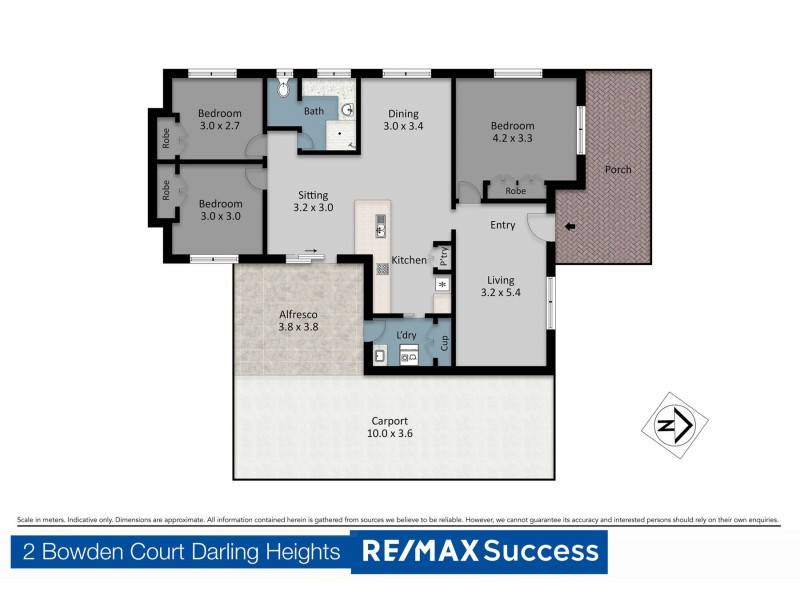 2 Bowden Court, Darling Heights QLD 4350 Floorplan