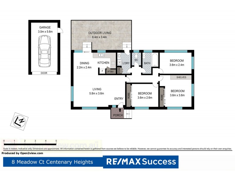8 Meadow Court, Centenary Heights QLD 4350 Floorplan