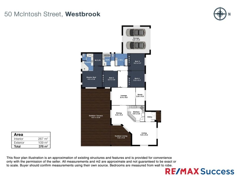 50 McIntosh Street, Westbrook QLD 4350 Floorplan