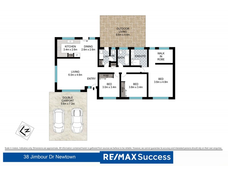 38 Jimbour Drive, Newtown QLD 4350 Floorplan