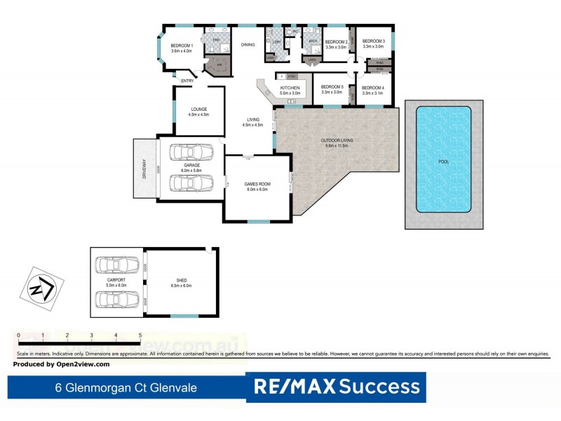 6 Glenmorgan Court, Glenvale QLD 4350 Floorplan