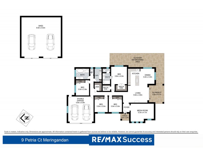 9 Petria Court, Meringandan QLD 4352 Floorplan
