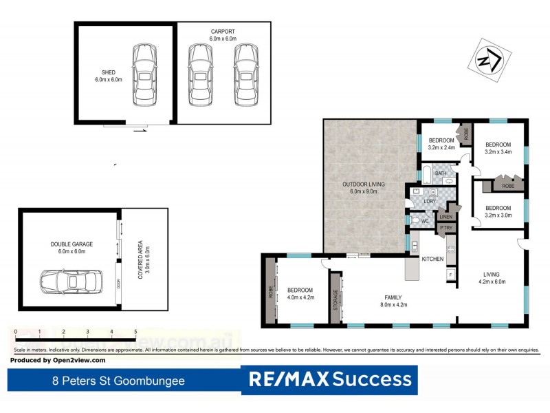 8 Peters Street, Goombungee QLD 4354 Floorplan