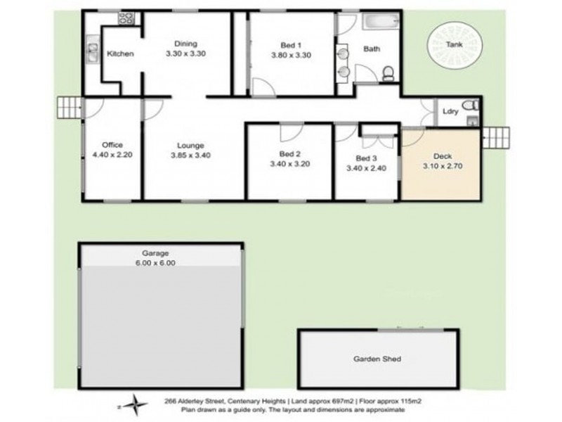 266 Alderley Street, Centenary Heights QLD 4350 Floorplan