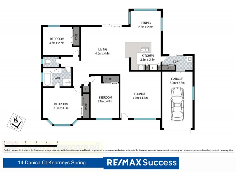 14 Danica Court, Kearneys Spring QLD 4350 Floorplan