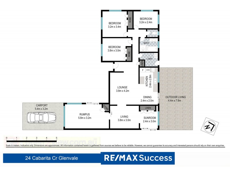 24 Cabarita Crescent, Glenvale QLD 4350 Floorplan