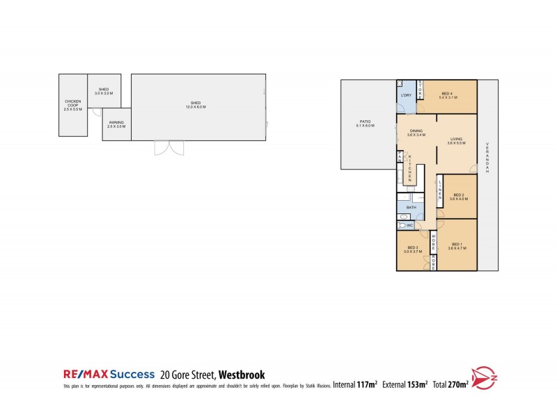 20 Gore Street, Westbrook QLD 4350 Floorplan