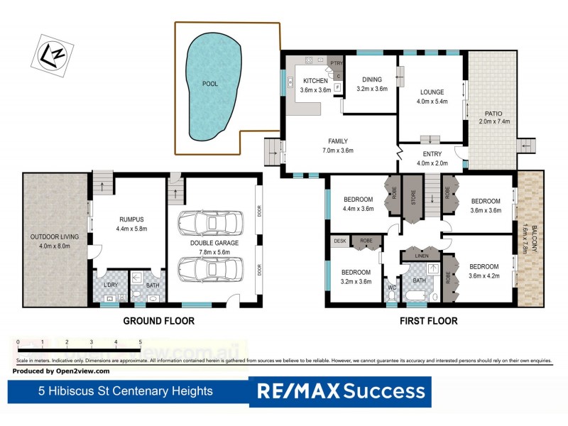 5 Hibiscus Drive, Centenary Heights QLD 4350 Floorplan