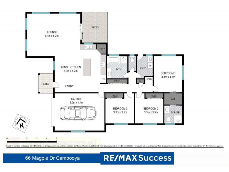 66 Magpie Drive, Cambooya QLD 4358 Floorplan