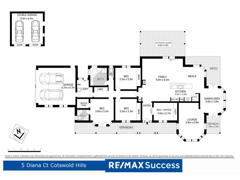 5 Diana Court, Cotswold Hills QLD 4350 Floorplan