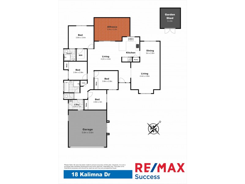 18 Kalimna Drive, Highfields QLD 4352 Floorplan