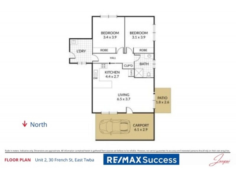 2/30 French Street, East Toowoomba QLD 4350 Floorplan